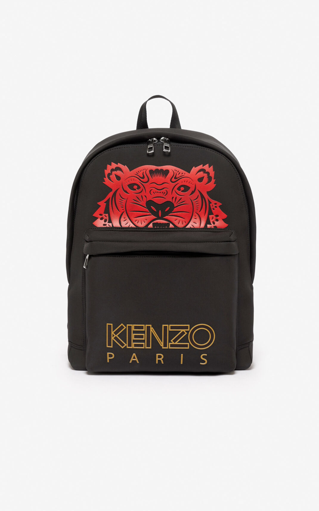 Kenzo Large Tiger Backpack Black For Womens 8197HBMPS